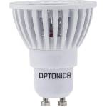 OPTONICA Led СПОТ gu10 6w 220v 50° ДИМИРУЕМА 6000k БЯЛ КОРПУС (1963)