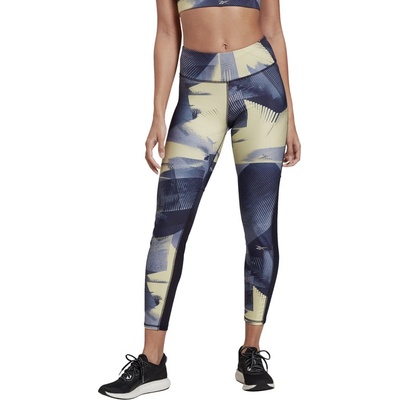 Reebok dámské legíny tight aop fialové