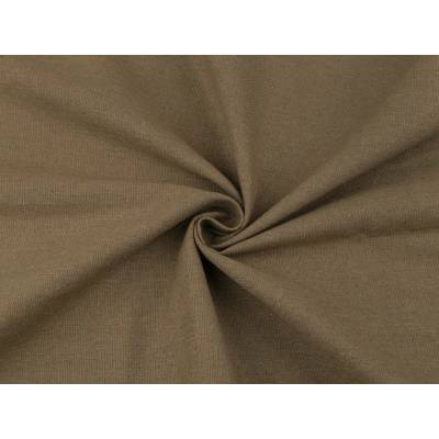 Stoklasa Bavlněná látka / imitace lnu Balení: 1 m, Varianta: 6 (3) zelená khaki 6 (3) zelená khaki