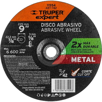 Truper eXpert Vypuklý rezný kotúč 230 mm 11554