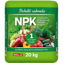 Bohatá zahrada NPK - Univerzální zahradní hnojivo 20kg