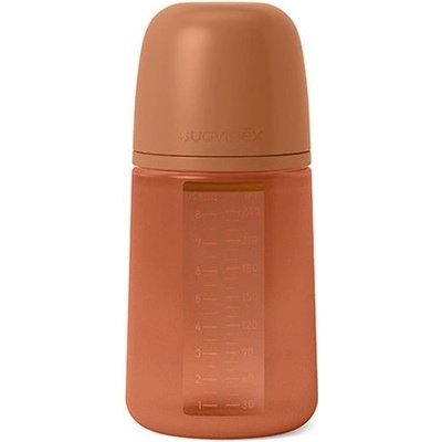 Suavinex dojčenská fláša Colour Essence tehlová 240ml