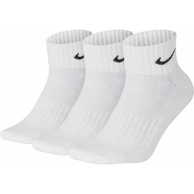 Nike 3PPK VALUE COTTON QUARTER biela čierna