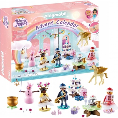 Playmobil Princess 71348 Adventný kalendár Vianoce pod dúhou
