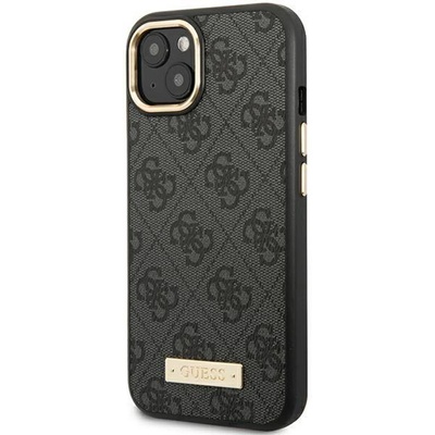 GUESS Гръб Guess PU 4G MagSafe Compatible Case за iPhone 14 Plus - Черен
