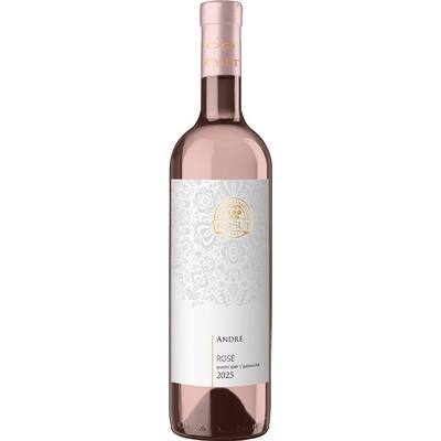 Rodinné vinařství Košut André ROSÉ pozdní sběr polosuché růžové 2025 12% 0,75 l (holá lahev)