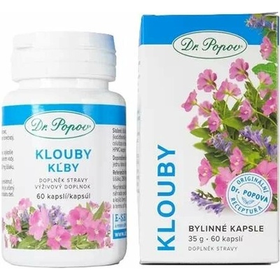 Dr. Popov Bylinné kapsle Klouby 60 kapsúl