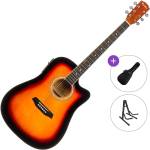 Pasadena PDC-10E Standard SET Vintage Sunburst Електро-акустична китара Дреднаут