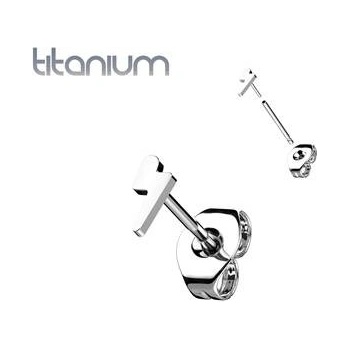 Šperky4U Push In náušnice titan TIT1204