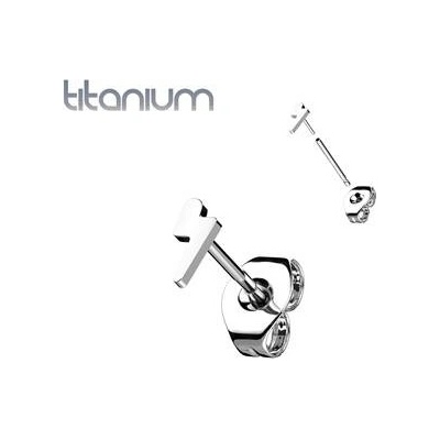 Šperky4U Push In náušnice titan TIT1204