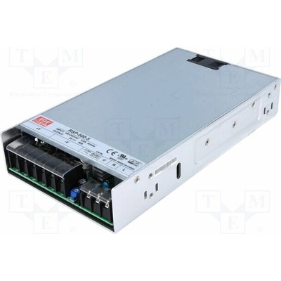 MEAN WELL RSP-500-5 Napájecí zdroj: spínaný; k vestavbě,modulový; 450W; 5VDC; 90A