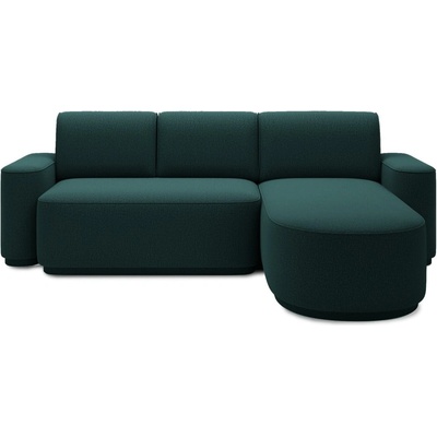 Eltap Зелен шенилов разтегателен ъглов диван с място за съхранение (десен ъгъл) Aurumm - ELTAP (CO-AUR-RT-35ENJ)