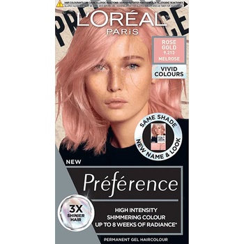 L'Oréal L'Oréal Préférence Боя за коса Vivid Colors, 9.213 Rose Gold