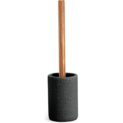 Erga Craft toaletná WC kefa na postavenie čierna matná ERG 08572