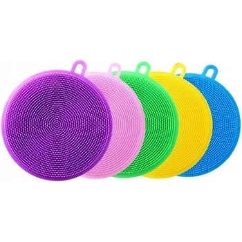 Verk 07078 Silikónová hubka na umývanie riadu color
