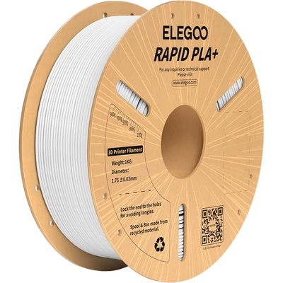 Elegoo Rapid PLA+ филамент (бял)