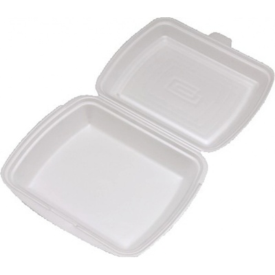 ABENA - Menu box nedělený bílý 24 x 20 x 7 cm (125 ks)