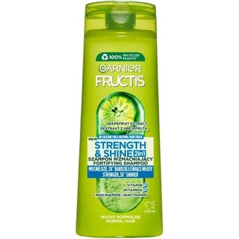 Garnier Fructis Strength and Shine 2v1 posilňujúci šampón pre normálne vlasy 400 ml
