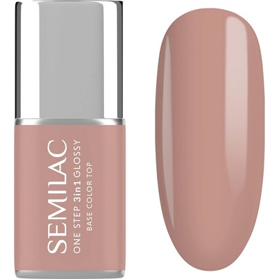 Semilac Uv gel lak na nehty One Step 3in1 Glossy French Beige S210 7 ml