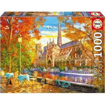 Educa Пъзел Educa - Нотр Дам през есента, 1000 части (EDU19936)