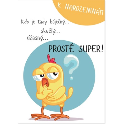 Albi Hrací přání k narozeninám - Prostě super – Zbozi.Blesk.cz