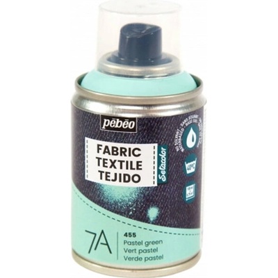 Pébéo 7A farba na textil ve spreji 100 ml 55 pastel green