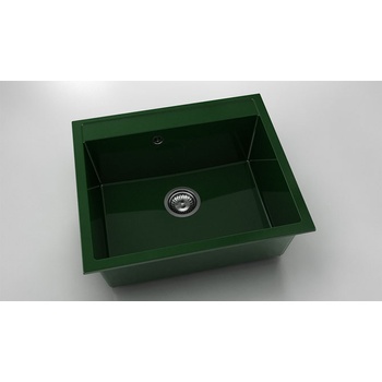 Image 1 of FAT Мивка Vanguard 227, Polymer marble, 09 Зелен гранит, с включен сифон