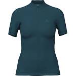 7mesh Дамска фланелка с къс ръкав за колоездене 7mesh Women's Ashlu Merino Jersey S/S Cycling jersey - Deep Sea (156-3085-0213)