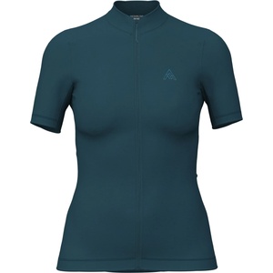 7mesh Дамска фланелка с къс ръкав за колоездене 7mesh Women's Ashlu Merino Jersey S/S Cycling jersey - Deep Sea (156-3085-0213)