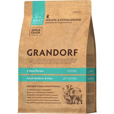 Grandorf 4 Meat Adult Medium Maxi 10 kg