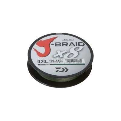 Daiwa šnúra J-Braid Dark Green 150m 0,10mm 6kg