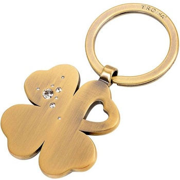 TROIKA Ключодържател Четирилистна детелина в златисто Troika KR9-30/AB (KR9-30/AB)