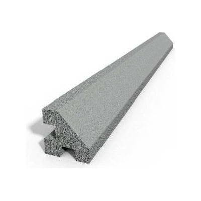 Sloupek betonový KLASIK, rohový 1500 mm, hnědý, balení 1 ks