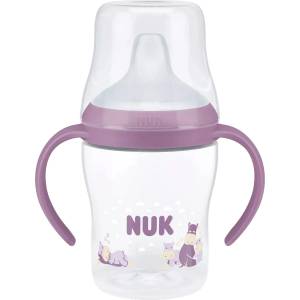 Nuk Шише NUK Perfect Match - С накрайник за сок, TC, РР, 150 ml, Хипо, лилаво (10215380) - ozone