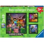 Ravensburger Puzzle Ravensburger Minecraft Biomes 3x49pc (10105621)