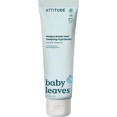 ATTITUDE Detský šampón a mydlo Baby leaves Good night 240 ml
