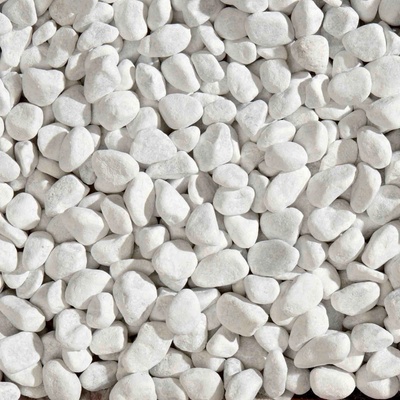 Granulati Zandobbio Okrasné valounky Bianco Carrara 15 - 25 mm 25 kg