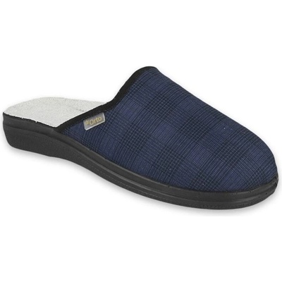 BEFADO 132M015 DrORTO pantofle pánské modré káro