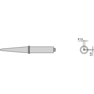 Weller CT5C8 LÖTSPITZE 3,2MM VERP. pájecí hrot Obsah 1 ks