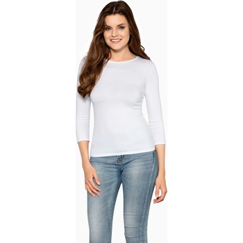 Babell Дамски топ Bluzka-Gwen-Biaa-BiayV-55726-Biały - Черен, размер S