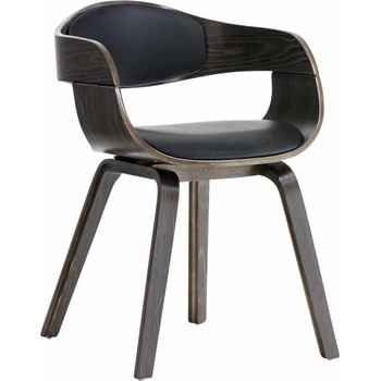 Design Shop King dřevěné nohy šedé Černá