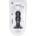 Boss of Toys Double Rattle Liquid Silicone Anal Plug - M - Black