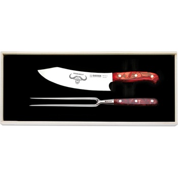 GIESSER серия PremiumCut Carving set, Acrylic, red diamond Комплект ножове, GIE. 1997.2. rd (GIE.1997.2.rd)
