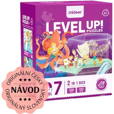Mideer LEVEL UP! 07 Krásy moře 2v1 208 a 252 dílků