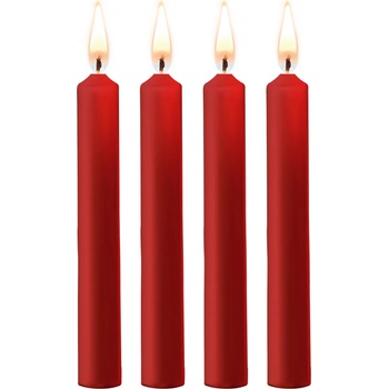 Image 1 of Ouch! Teasing Wax Candles Parafin 4-pack Red