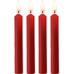 Ouch! Teasing Wax Candles Parafin 4-pack Red