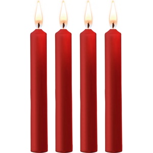 Ouch! Teasing Wax Candles Parafin 4-pack Red