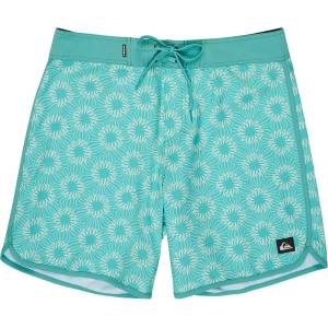 Quiksilver Бански гащета Quiksilver Surfsilk Scallop 18´´ swimming shorts - Green (Aqua Ocean Mayhem)
