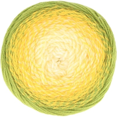 YarnArt Flowers Merino 549 žlto zelená