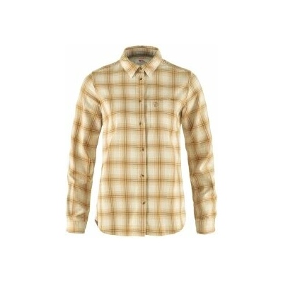 Fjällräven Övik Flannel Shirt Women béžová